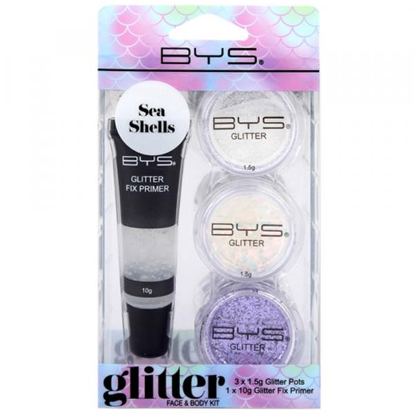 Trio Paillette Visage & Corps + Gel Fixant : Perle